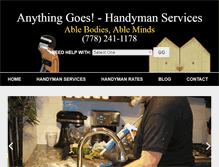 Tablet Screenshot of anythinggoes.info